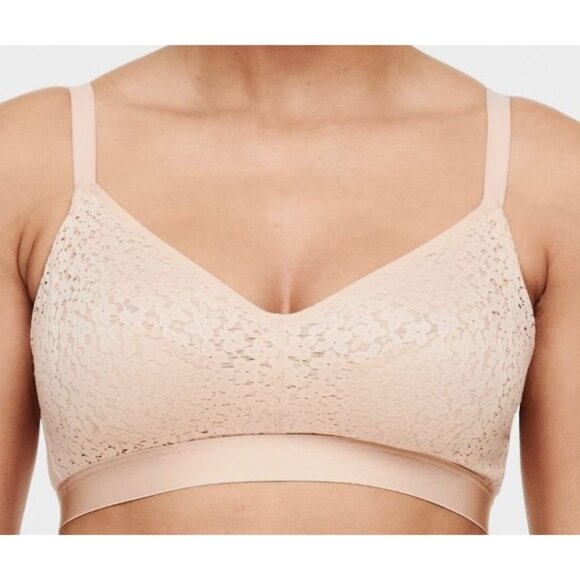 Chantelle Womens Norah Comfort Wireless ivory Bra Size 36F 13f8 - Picture 8 of 8